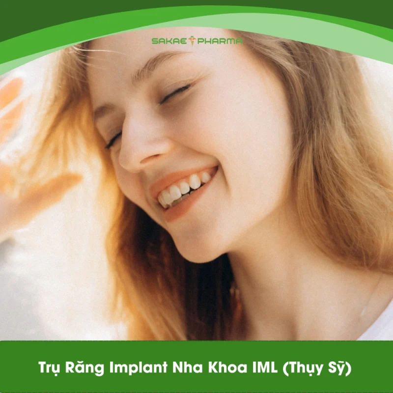 Hình ảnh minh họa trụ răng implant nha khoa IML