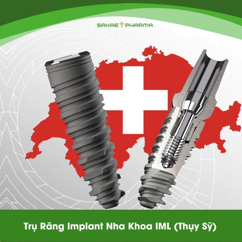 Trụ implant nha khoa IML đến từ Thụy Sỹ