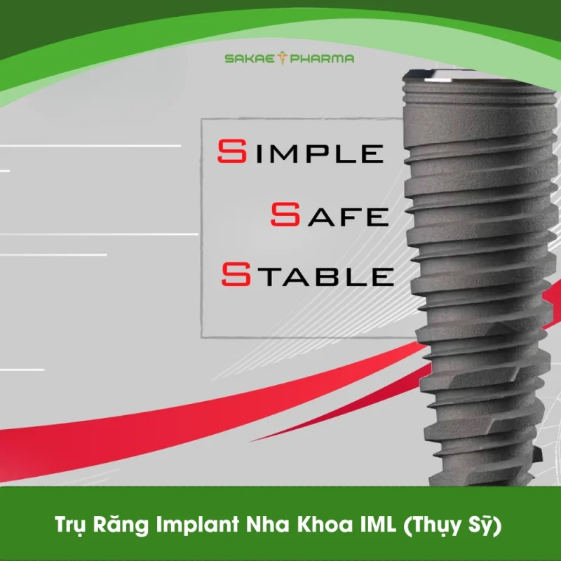 Tiêu chí 3S của trụ răng implant nha khoa