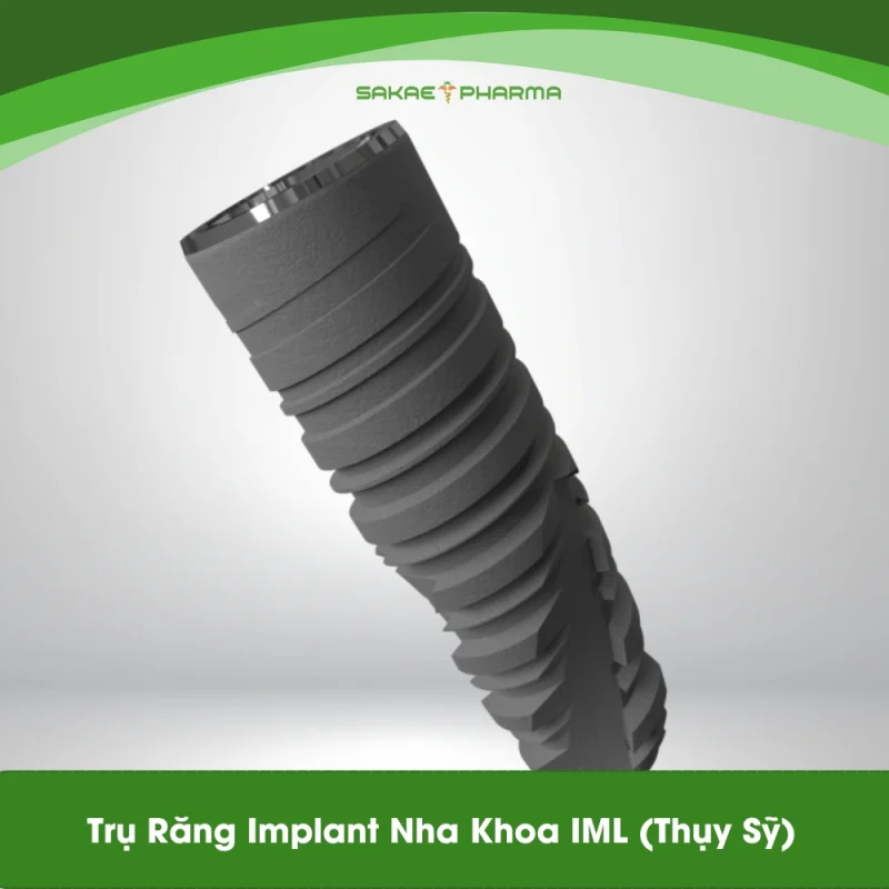 Trụ implant nha khoa IML bề mặt được xử lý theo tiêu chuẩn SLA