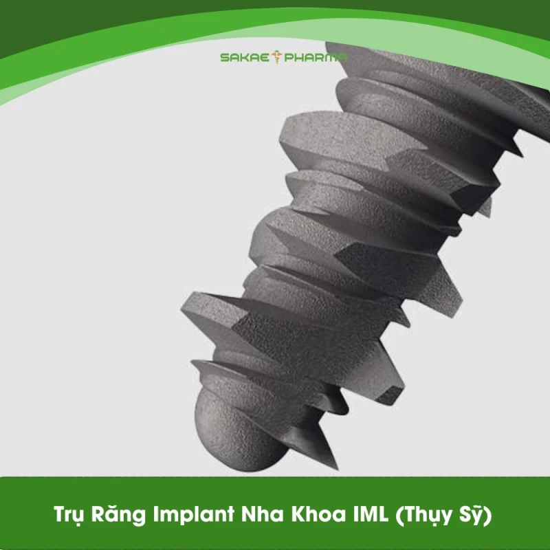 Trụ răng implant nha khoa IML thiết kế xen kẽ xoắn ốc kép