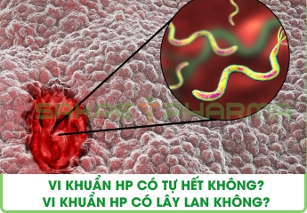 Vi khuẩn HP có tự hết không? Vi khuẩn hp có lây không?