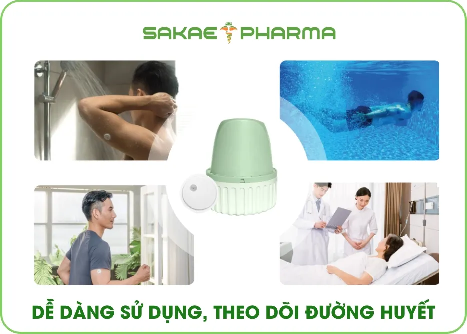 Dễ dàng sử dụng theo dõi đường huyết