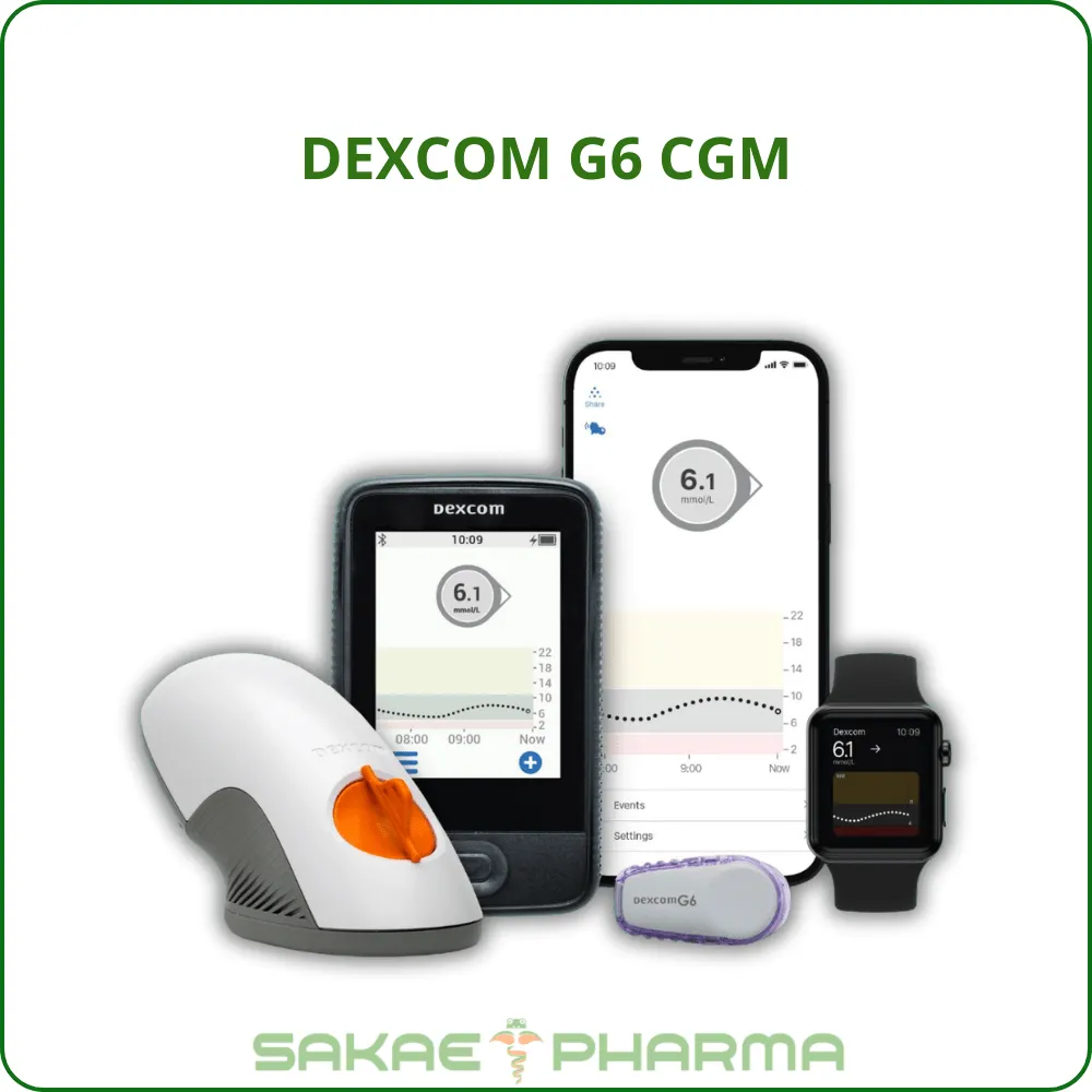 Máy đo đường huyết không cần lấy máu Dexcom G6 CGM