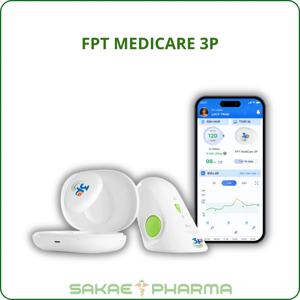 Máy đo đường huyết không cần lấy máu FPT Medicare 3P