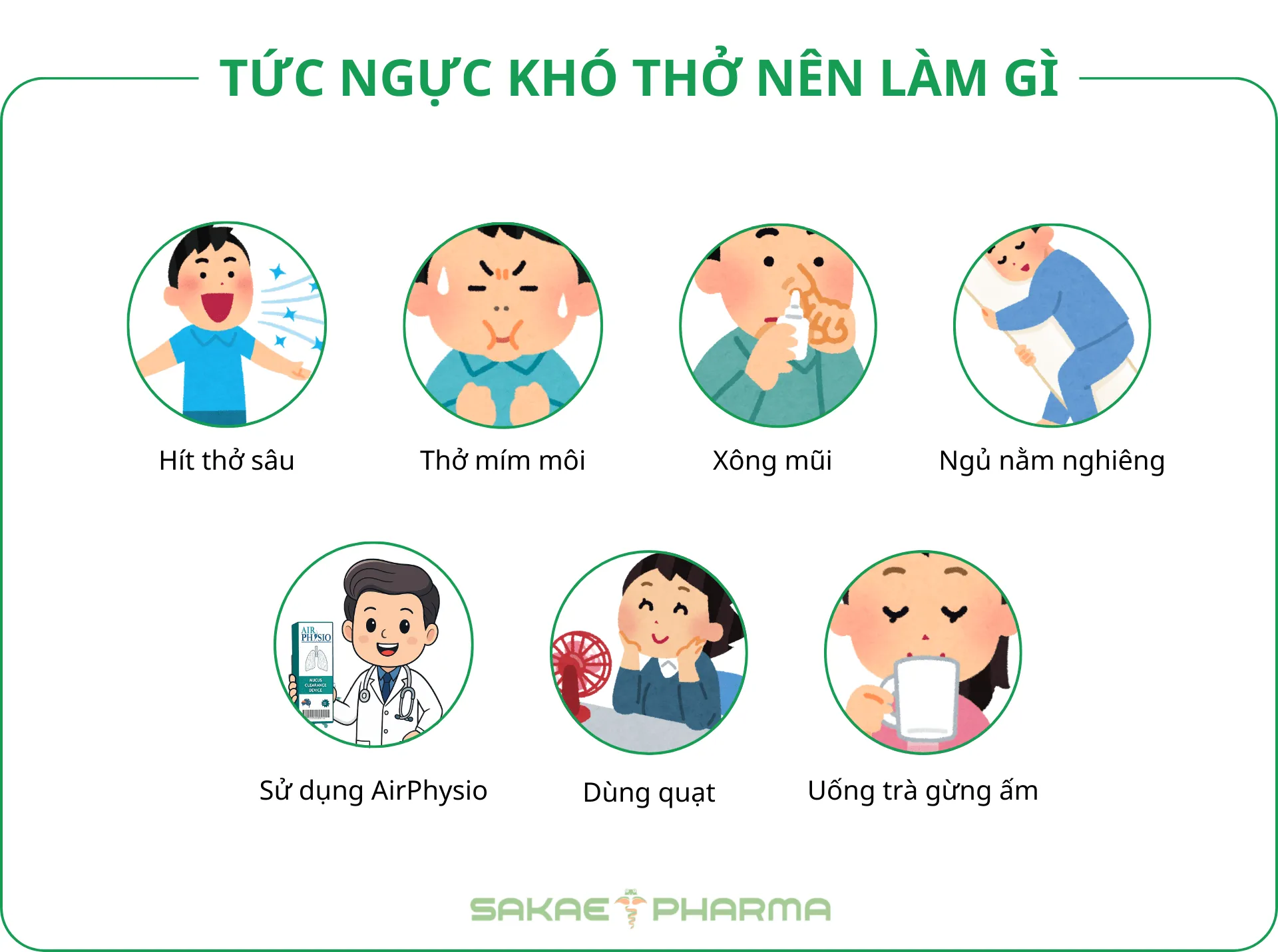 Tức ngực khó thở nên làm gì