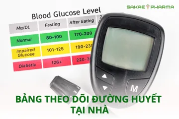 Bảng theo dõi đường huyết tại nhà