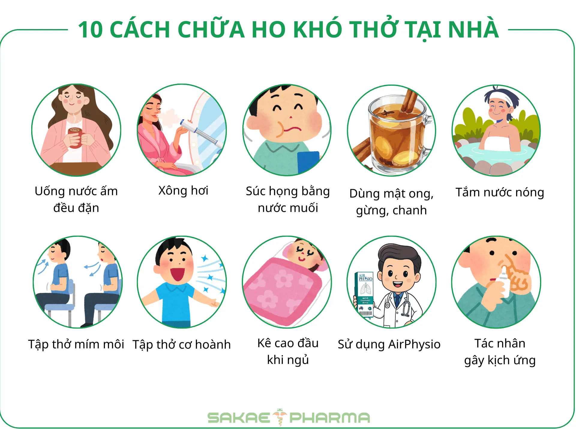Cách chữa ho khó thở tại nhà
