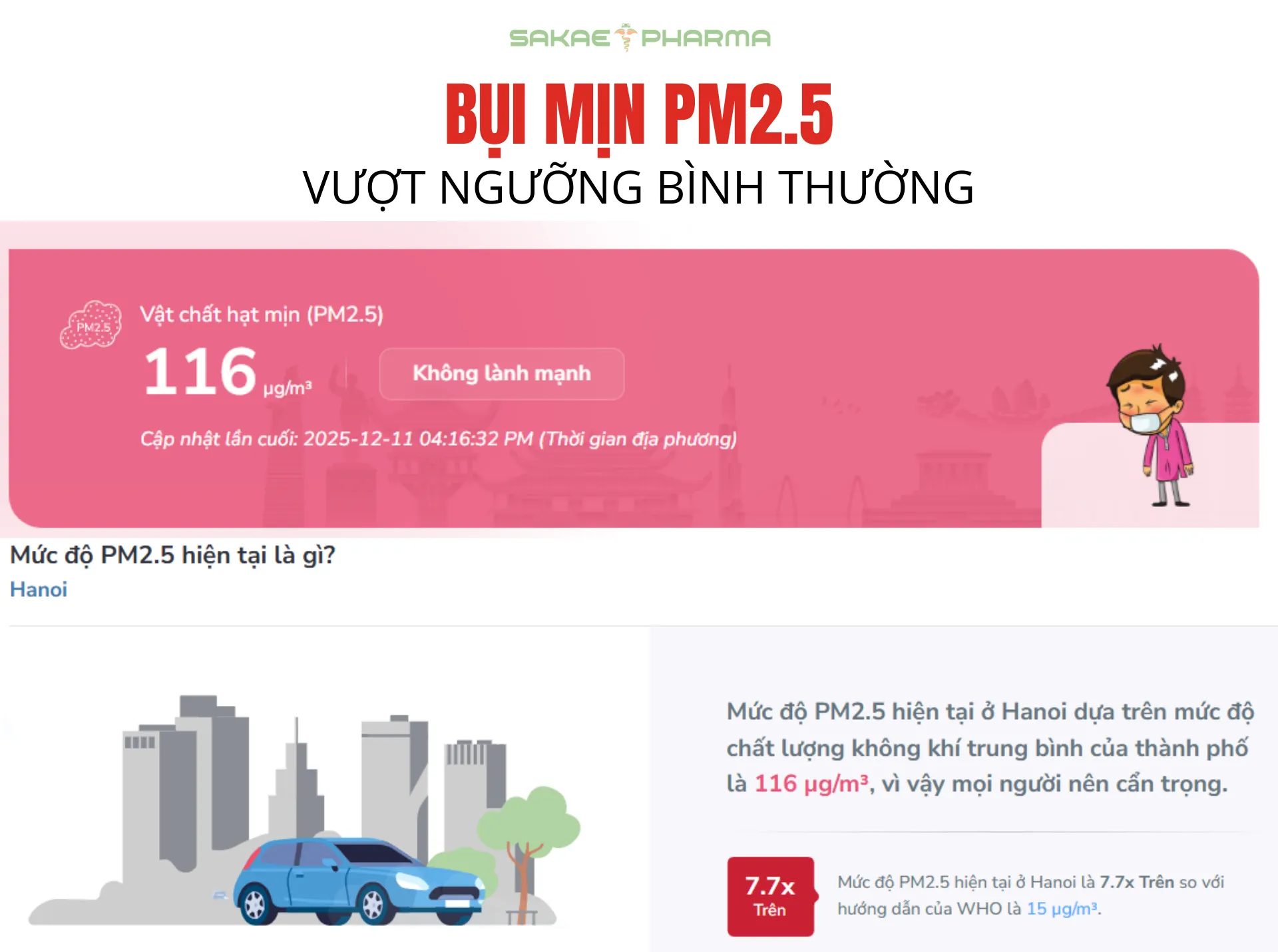 ô nhiễm không khí ở Hà Nội