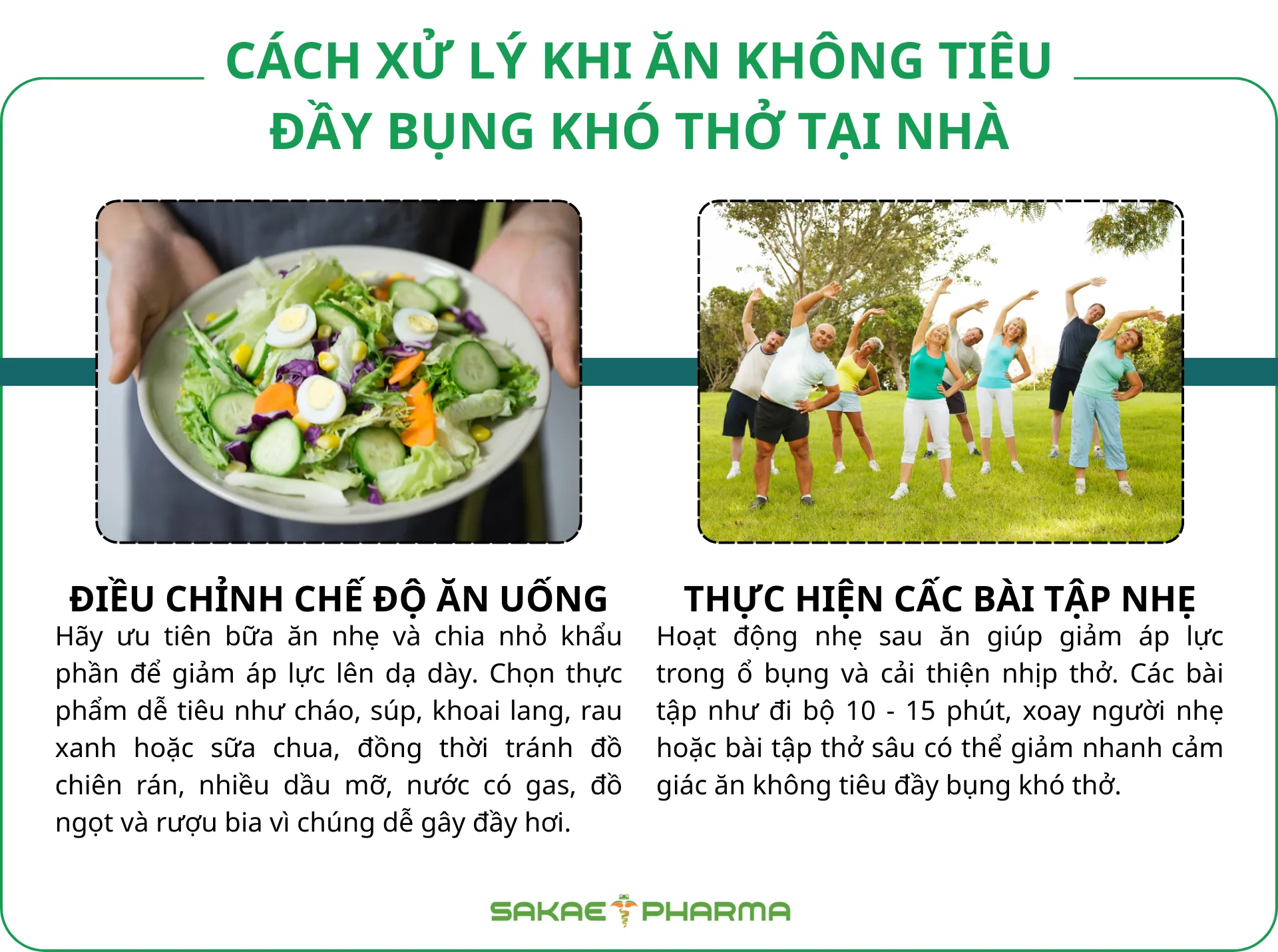 ăn không tiêu đầy bụng khó thở