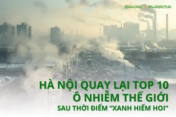 Chỉ số ô nhiễm không khí Hà Nội hôm nay: Hà Nội quay lại top 10 ô nhiễm thế giới sau thời điểm “xanh hiếm hoi”