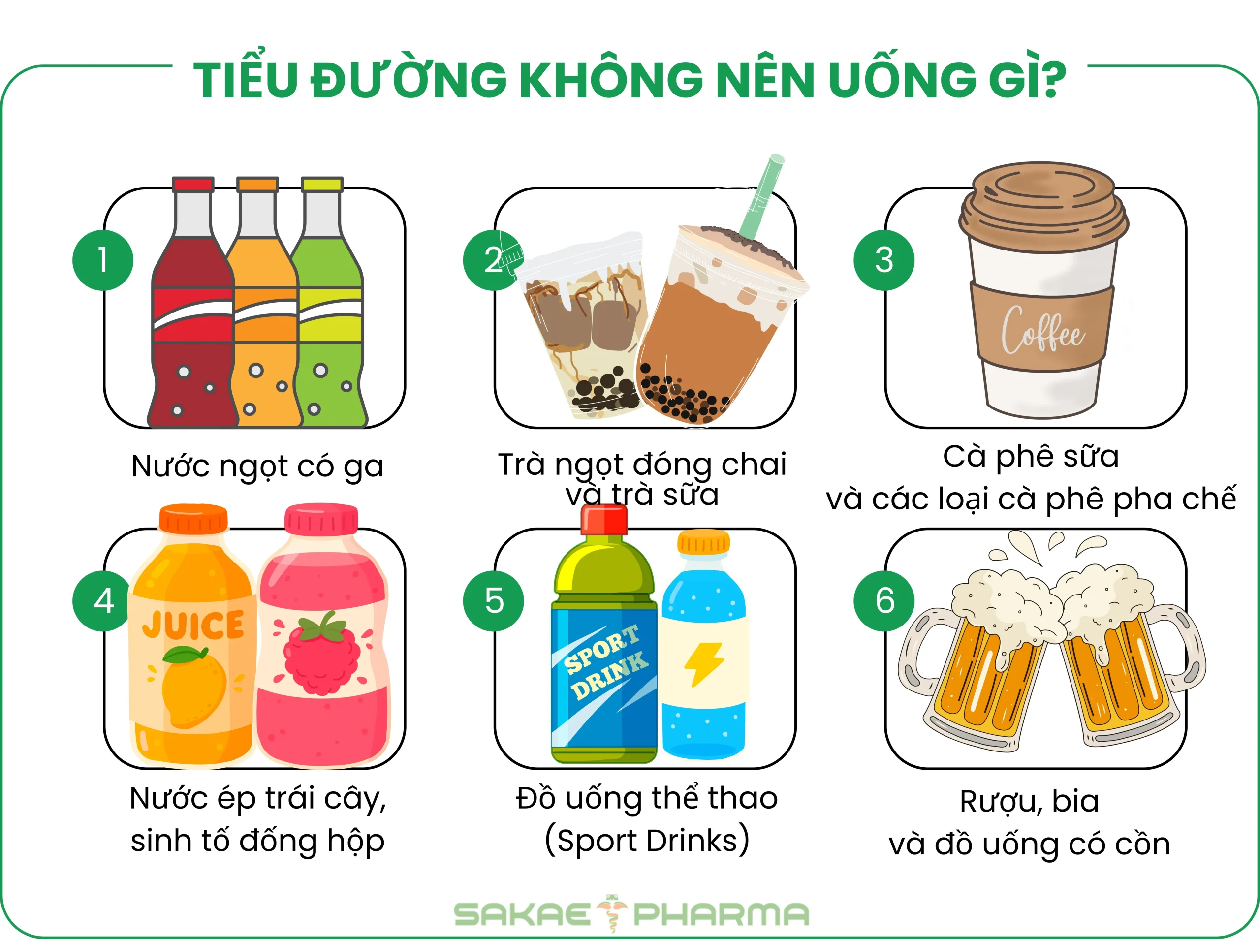 Bệnh tiểu đường không nên uống gì