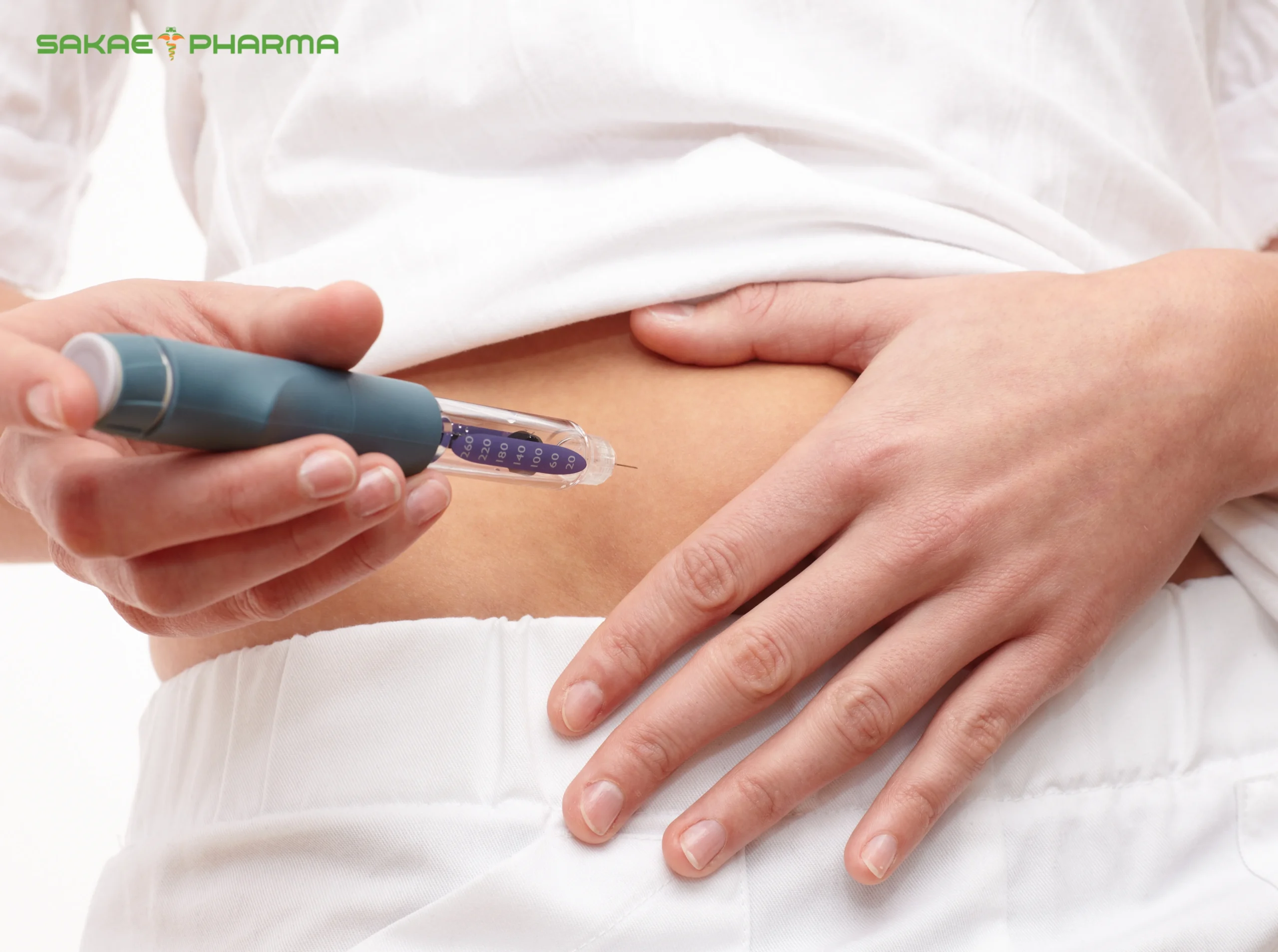 vị trí tiêm insulin