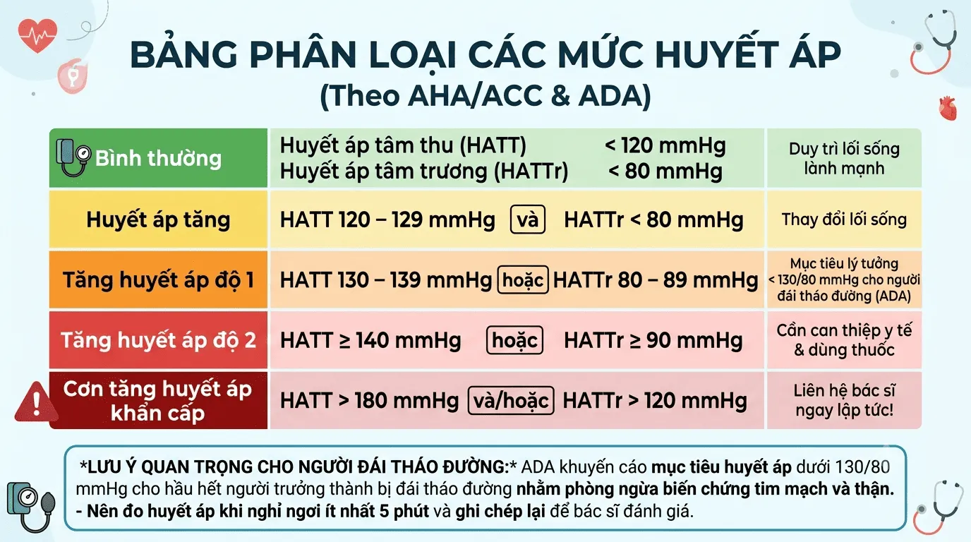 đái tháo đường gây tăng huyết áp