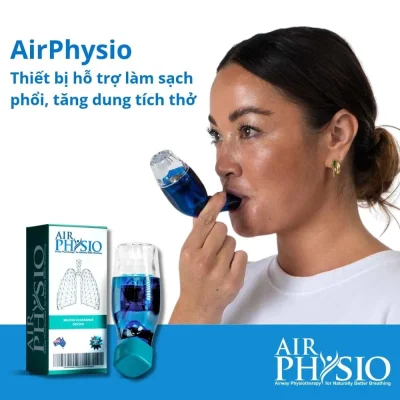 thiết bị hỗ trợ làm sạch phổi airphysio
