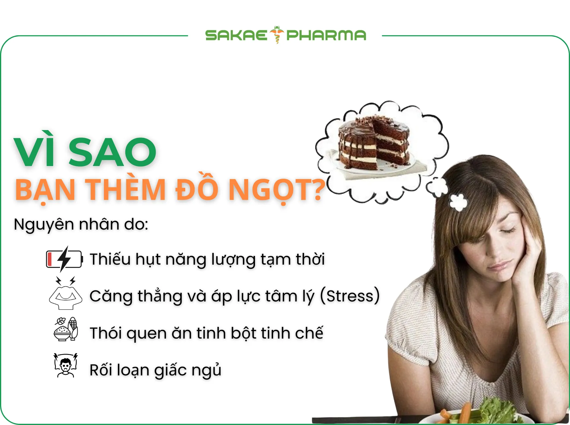 thèm ngọt có phải bị tiểu đường không