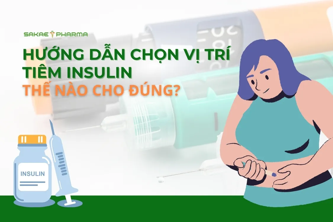 vị trí tiêm insulin