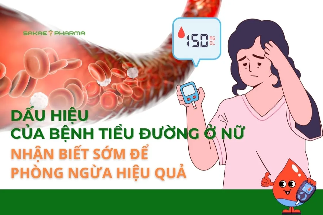 dấu hiệu của bệnh tiểu đường ở nữ